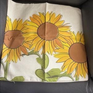 Sunflower Design pillow Cover